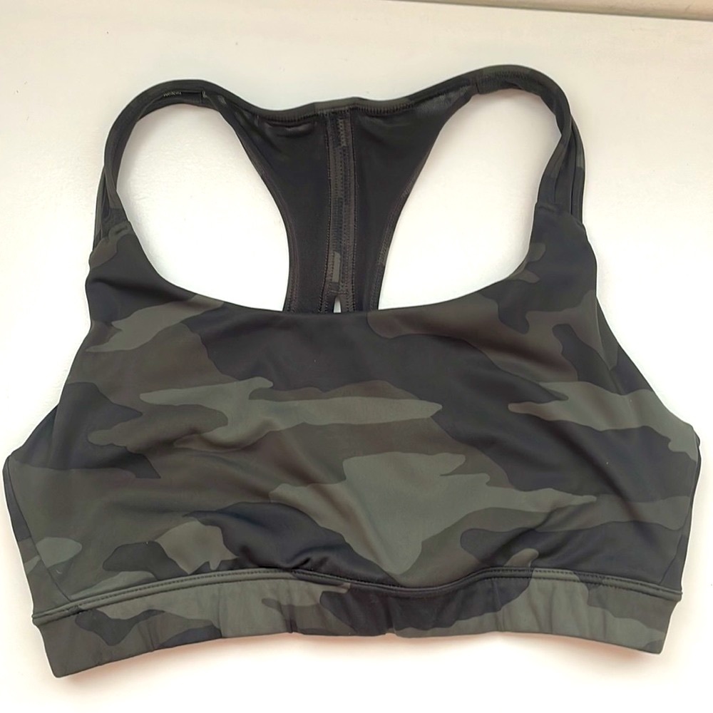 Athleta Camo Sports Bra Small
